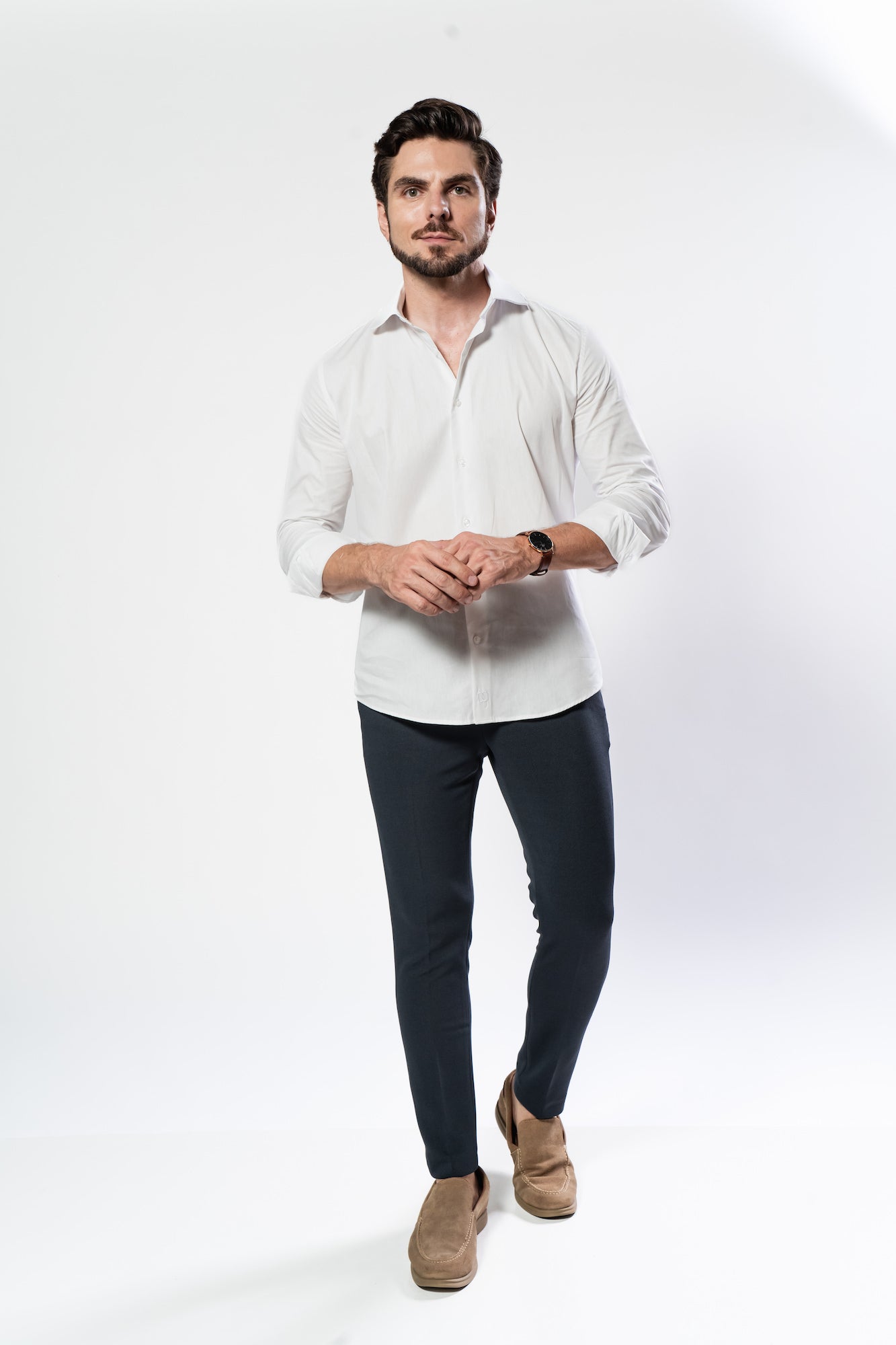 Camisa 100% Algodão - Coleção Clássica Branca