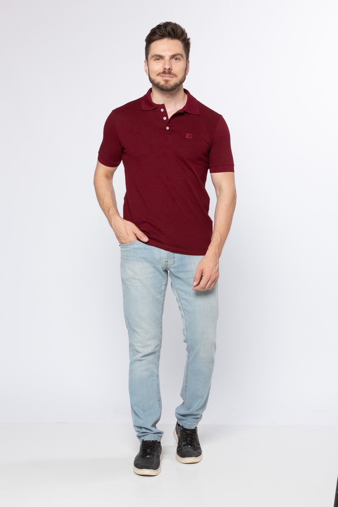 Polo Vigore – Pima Bordô